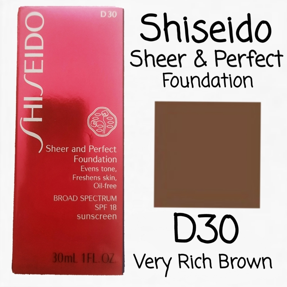 Shiseido‎ Sheer & Perfect Foundation D30
